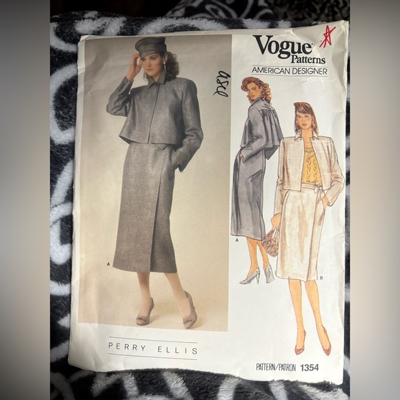 Vogue Jackets & Blazers - Vogue Pattern Perry Ellis Jacket and Skirt Set